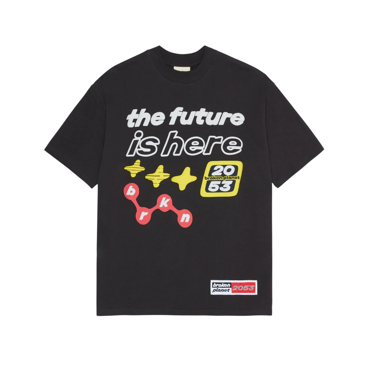Broken Planet The Future Is Here Midnight Black Tee