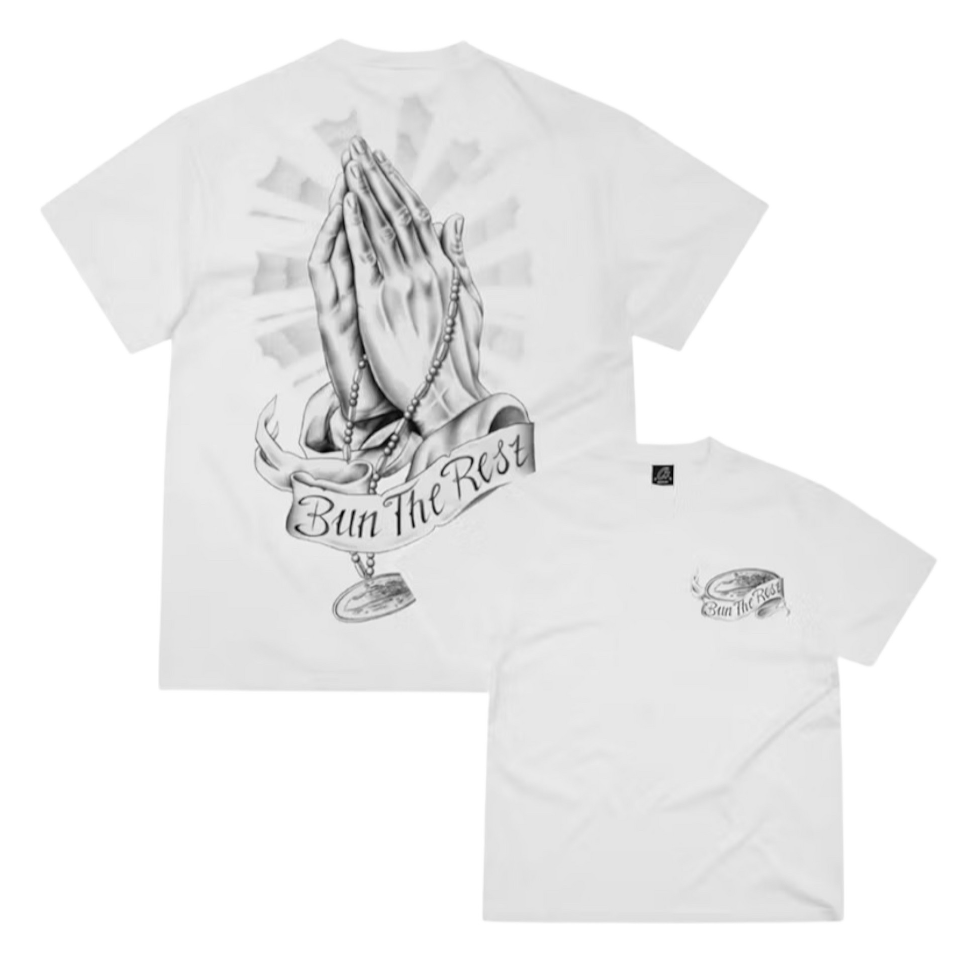 Corteiz Bun The Rest Prayer Tee White