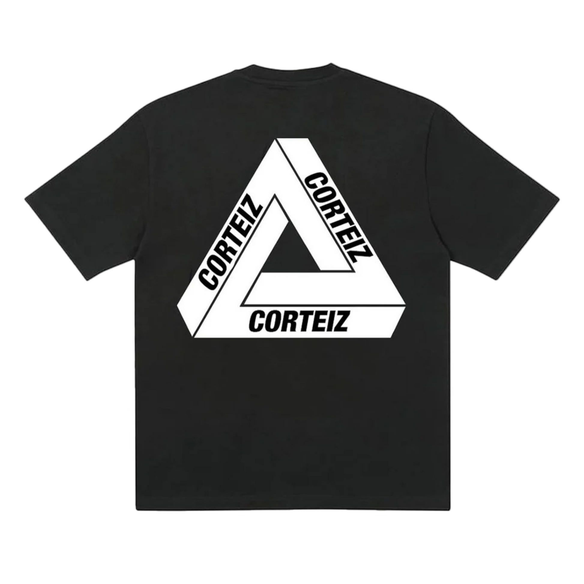 Corteiz Really Complicated Triangle Tee Black
