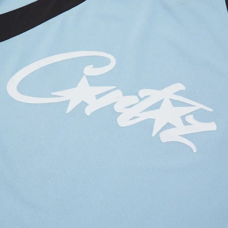 Corteiz Allstarz Football Jersey Baby Blue