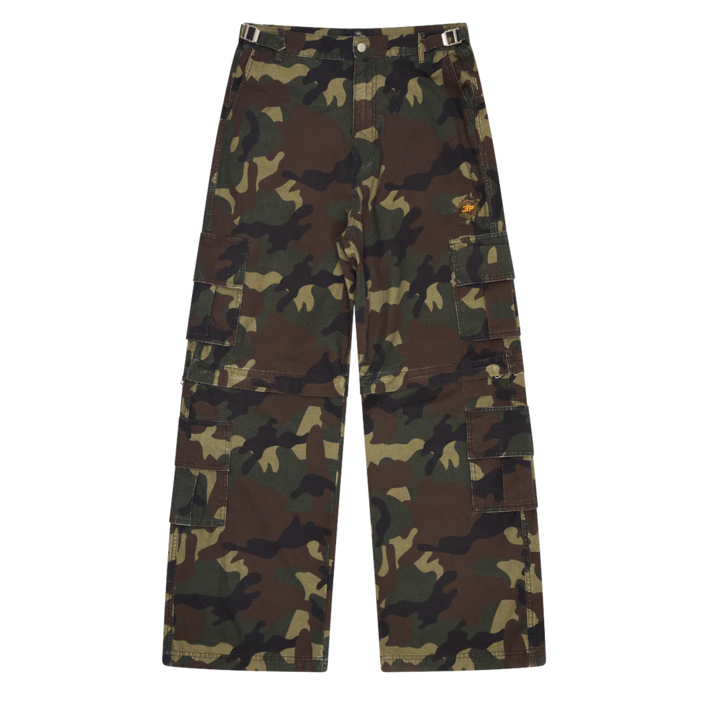 Broken Planet 2-in-1 Camo Cargo Pants/Shorts