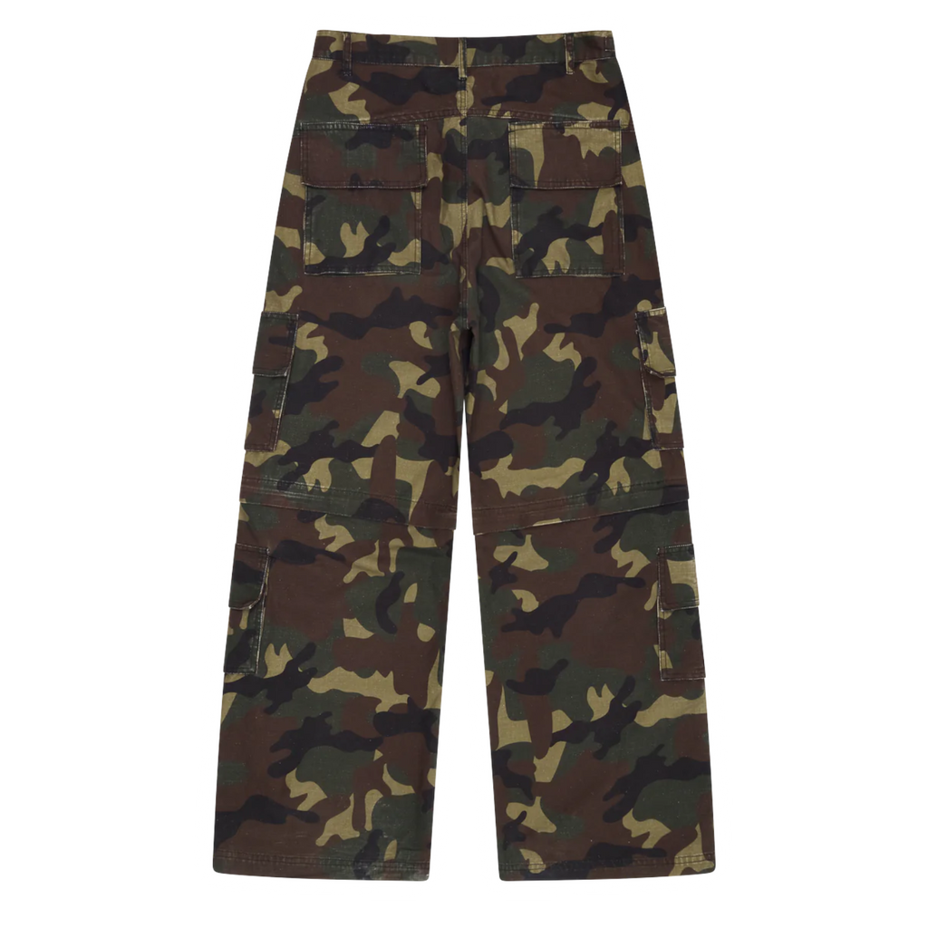 Broken Planet 2-in-1 Camo Cargo Pants/Shorts