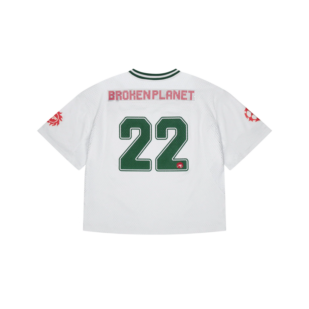 Broken Planet Football Jersey Pine Green