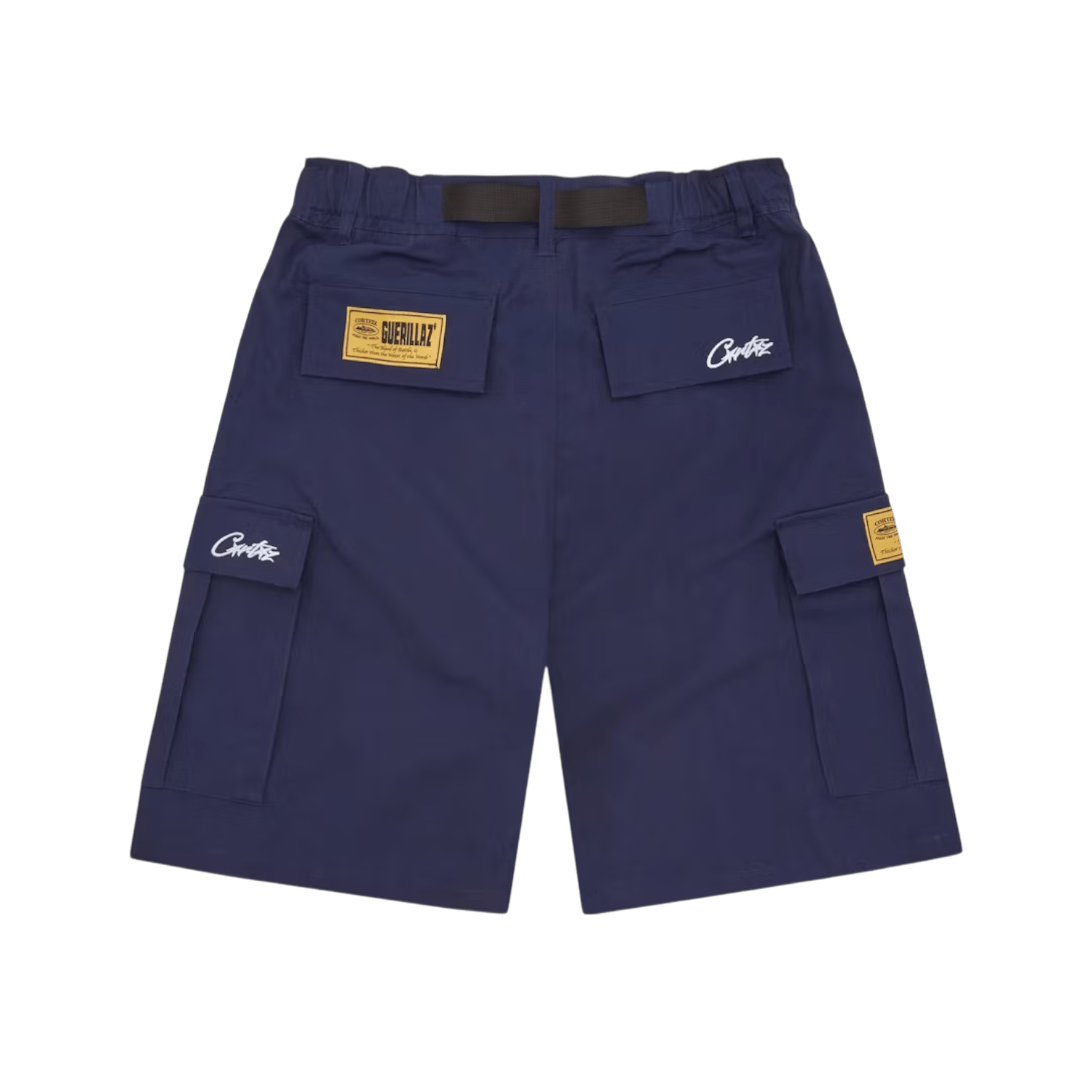 Corteiz Alcatraz Cargo Shorts Navy
