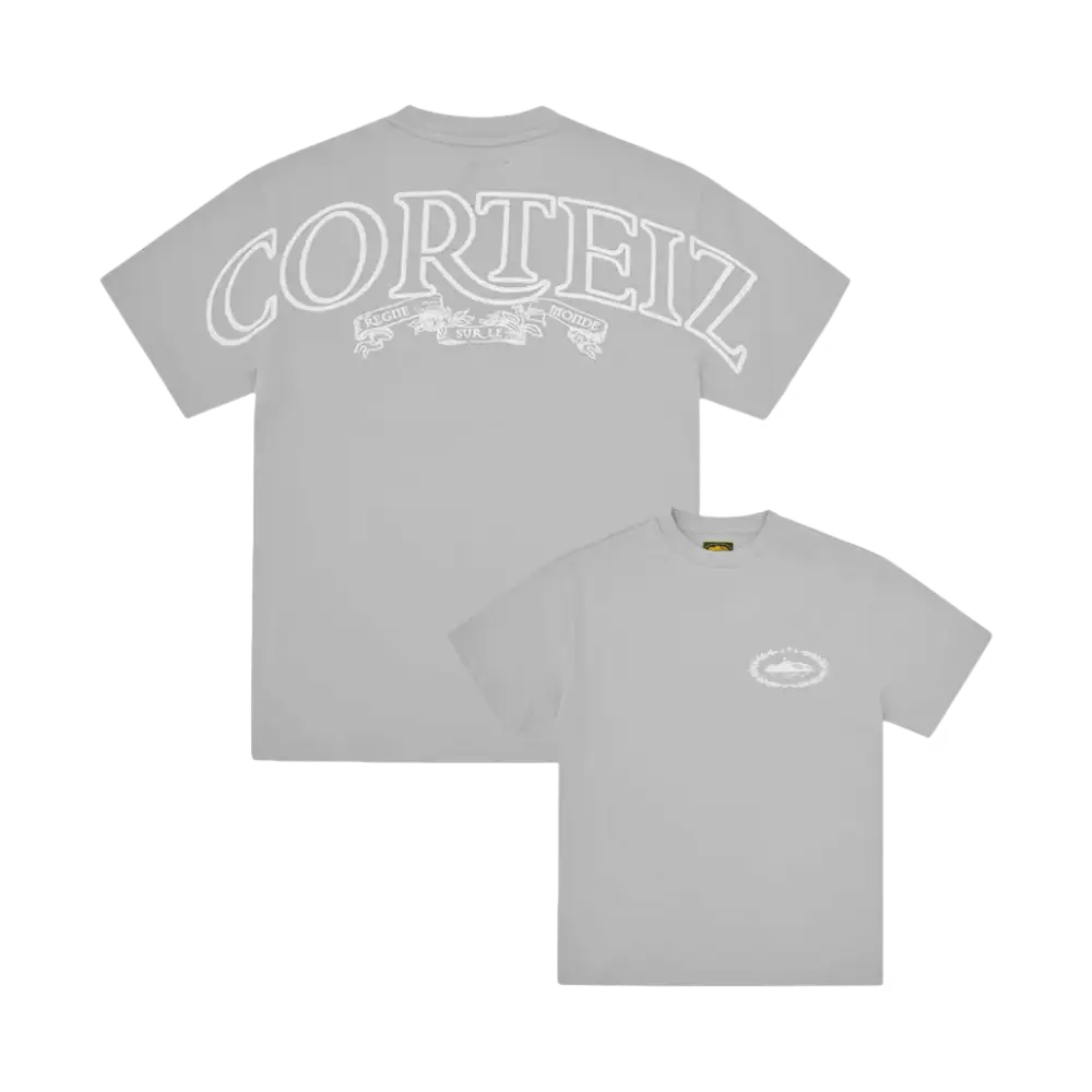 Corteiz Royale Heavyweight Tee Grey