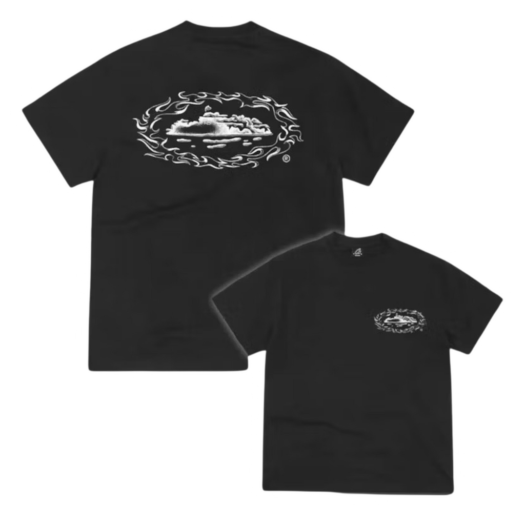 Corteiz Firey Alcatraz T-shirt Black