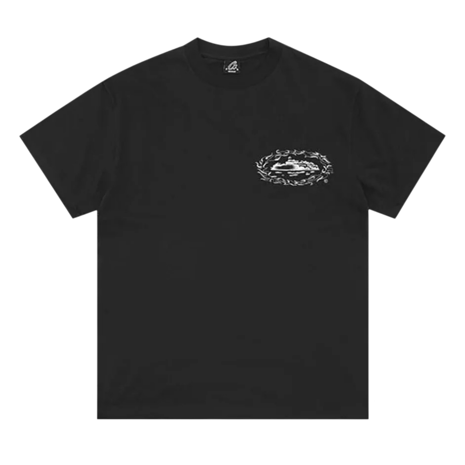 Corteiz Firey Alcatraz T-shirt Black