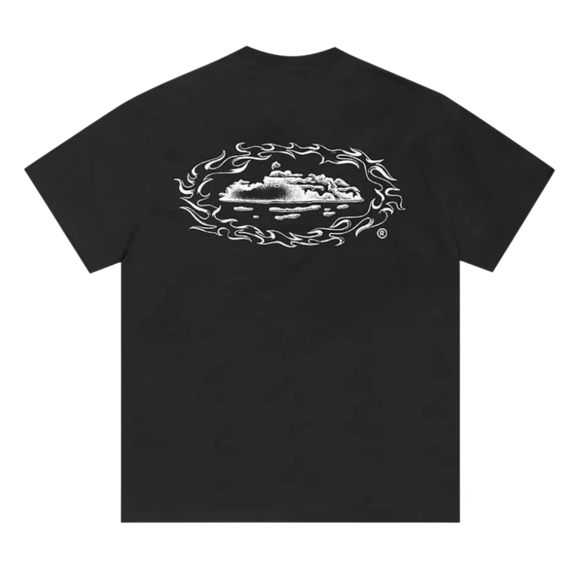 Corteiz Firey Alcatraz T-shirt Black