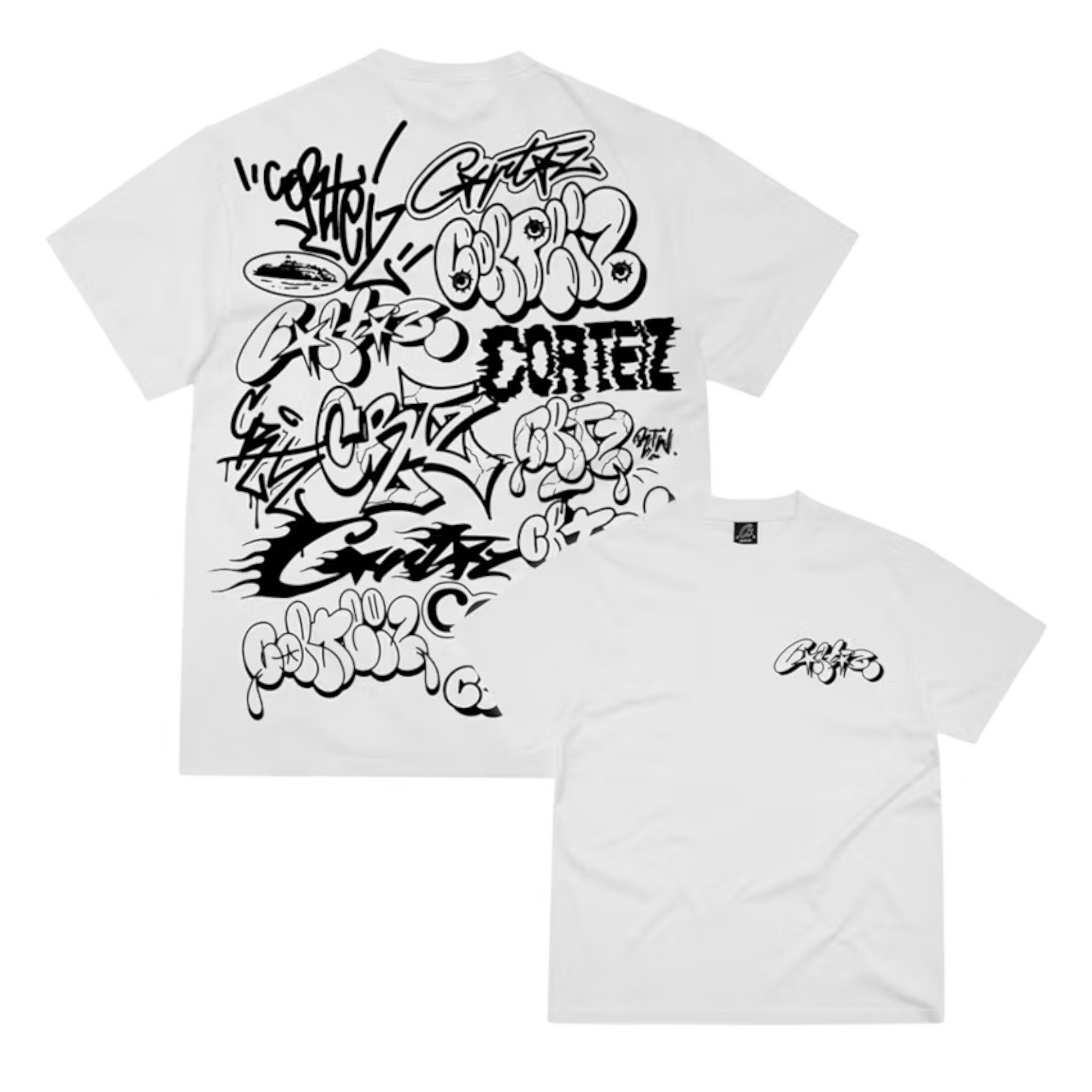 Corteiz Graffiti Tee White