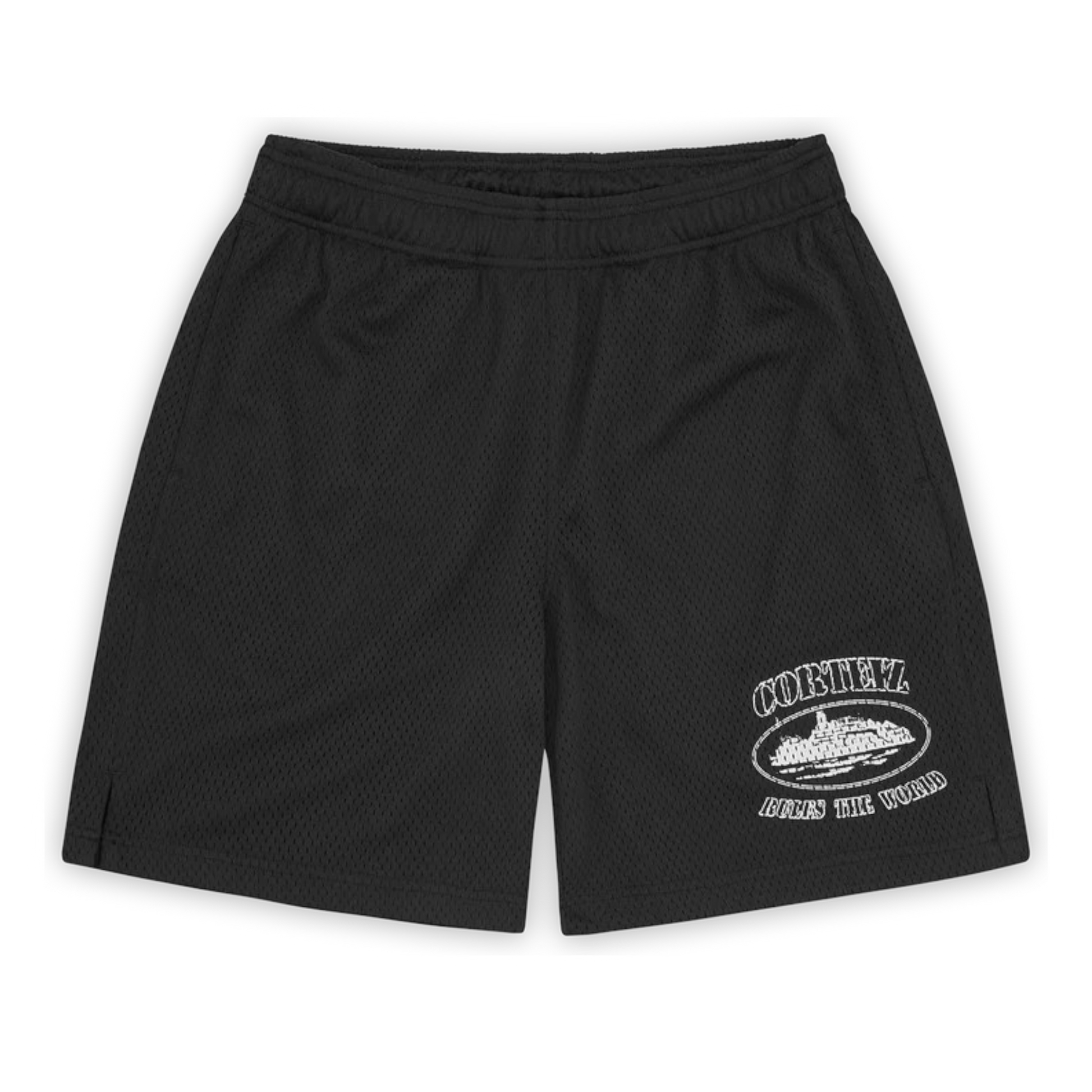 Corteiz RTW Mesh Shorts Black