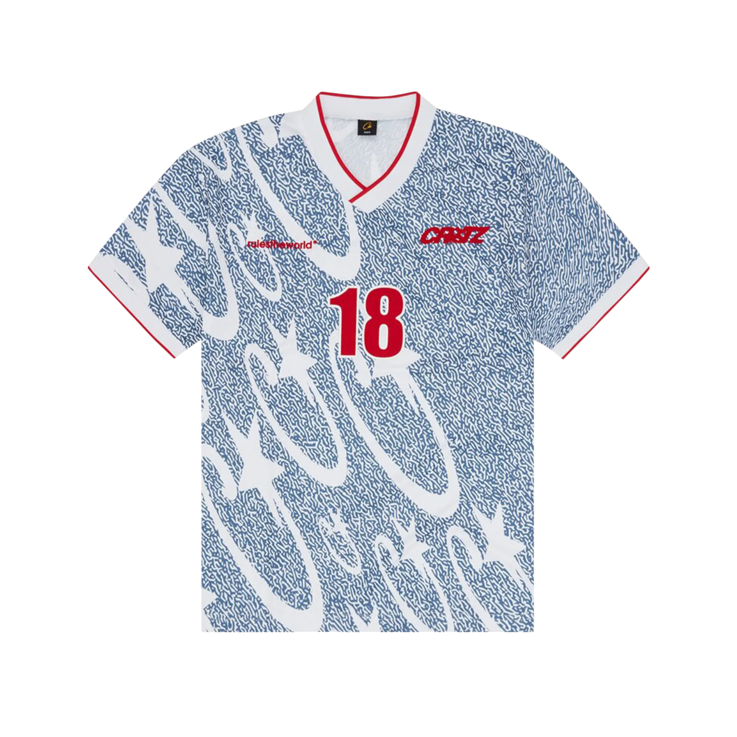 Corteiz Stellations Football Jersey Glacier Blue