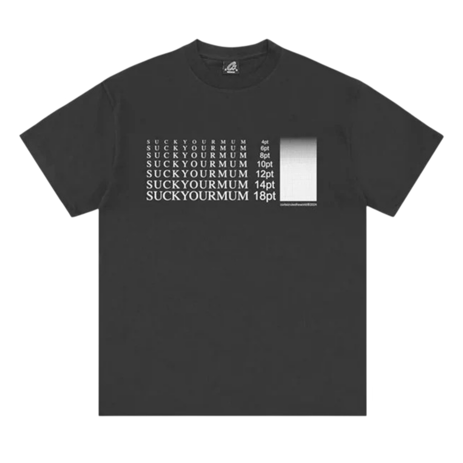Corteiz Suck Your Mum T-shirt Black