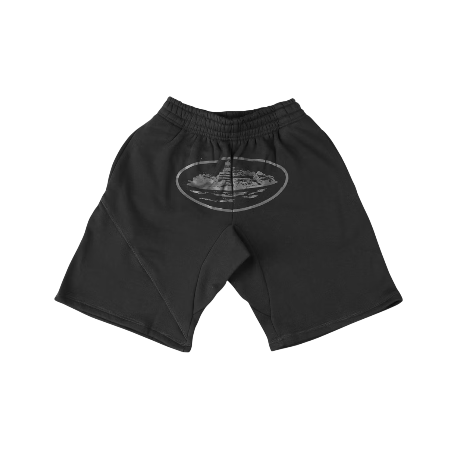 Corteiz Alcatraz Shorts Triple Black