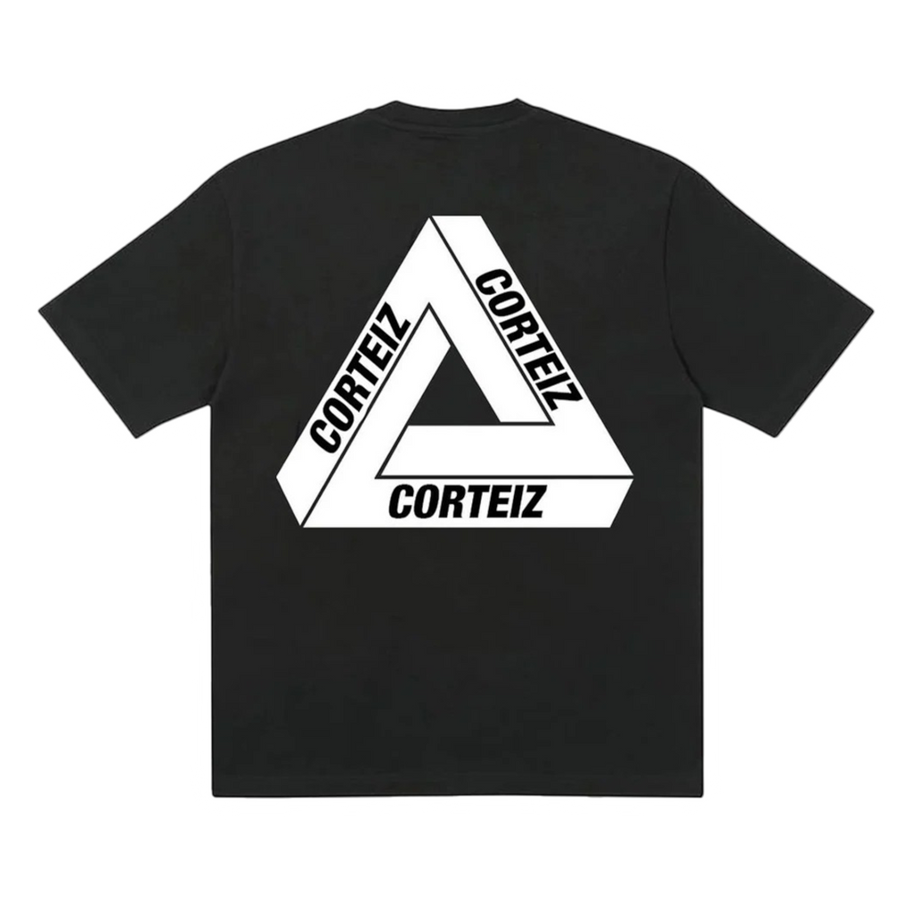 Corteiz Really Complicated Triangle Tee Black