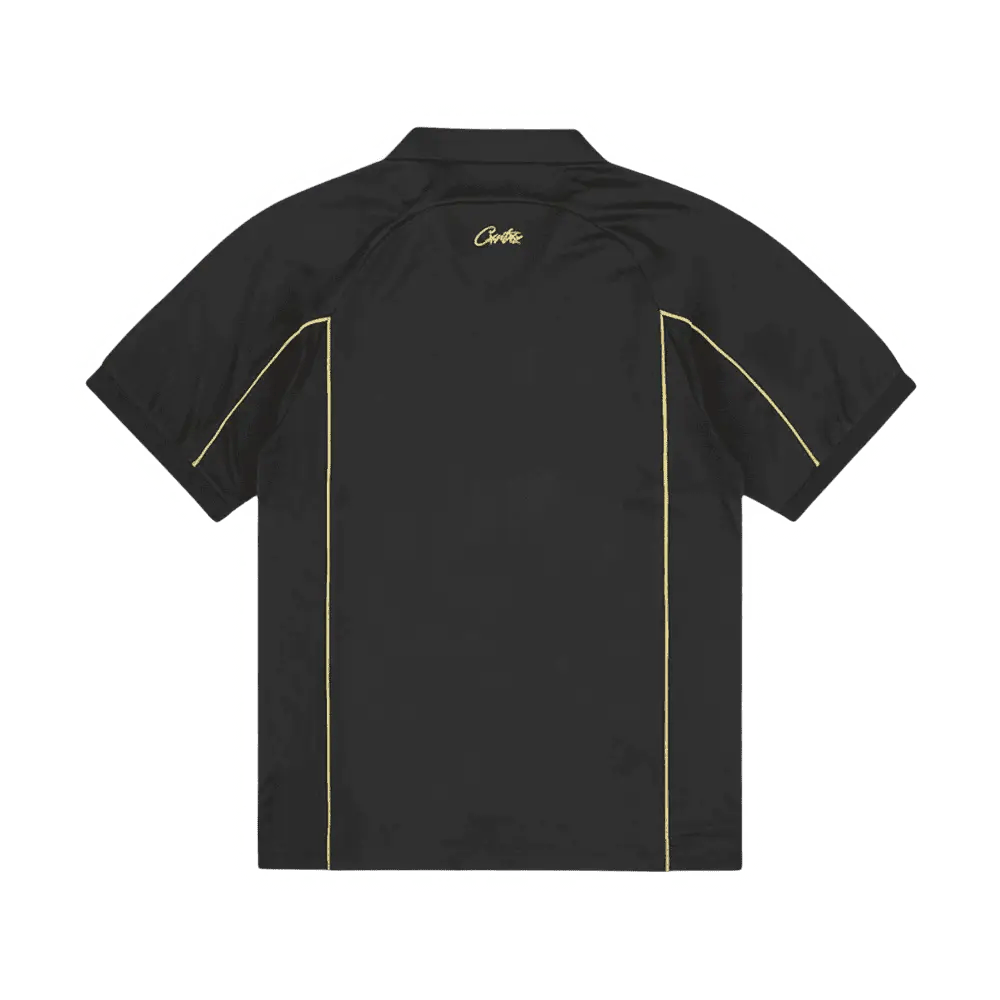 Corteiz Talismo Football Jersey Black Yellow