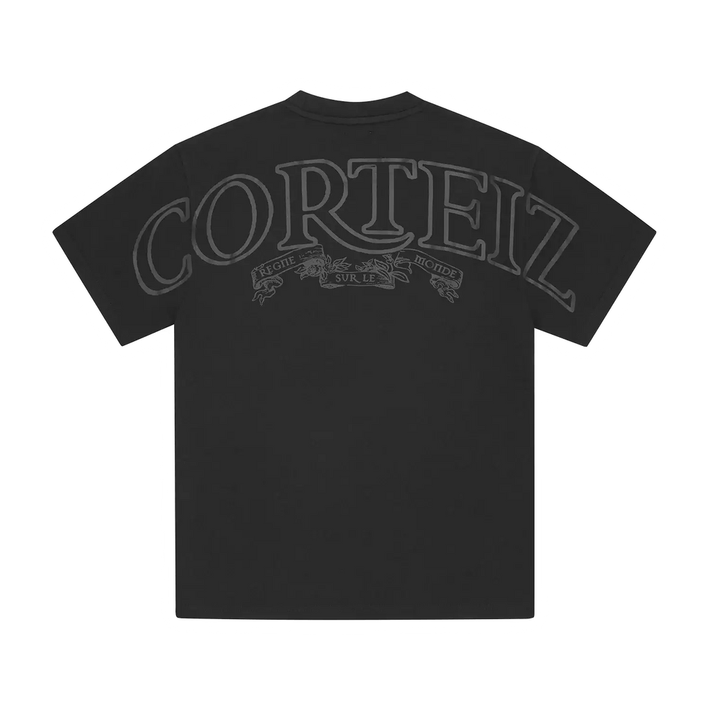 Corteiz Royale Heavyweight Tee Black/Black