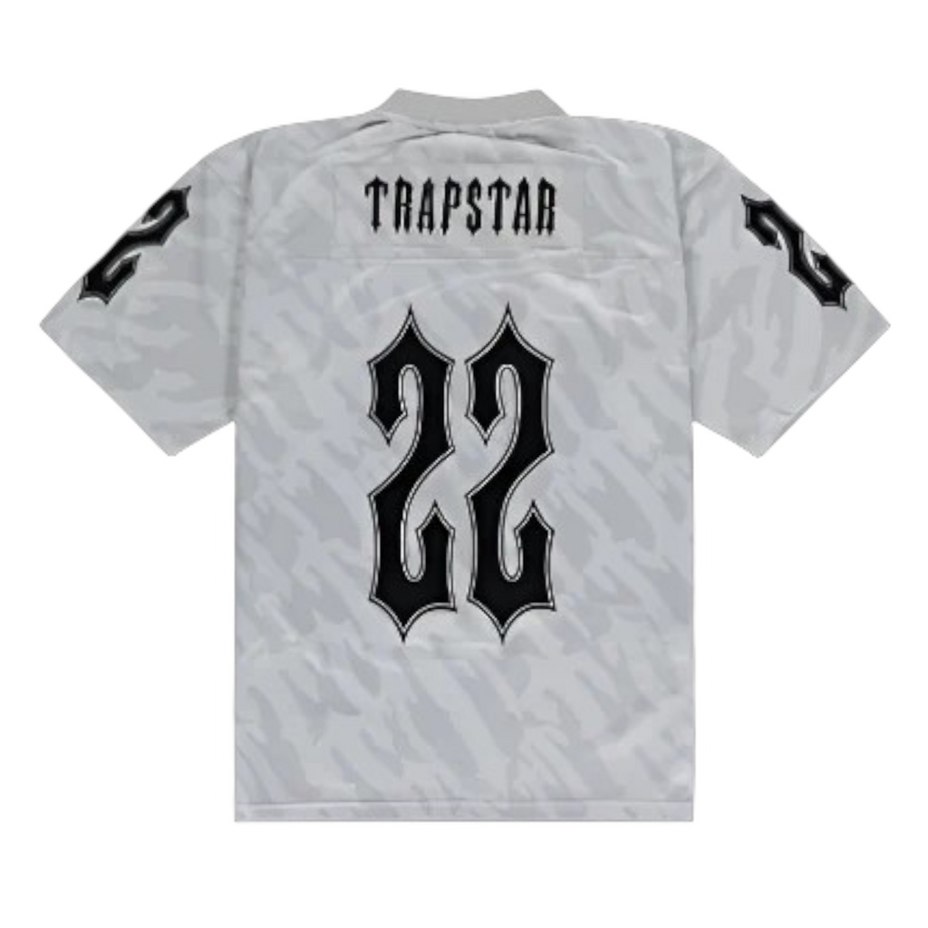 Trapstar x NFL Mitchell & Ness '22 Football Jersey Grey