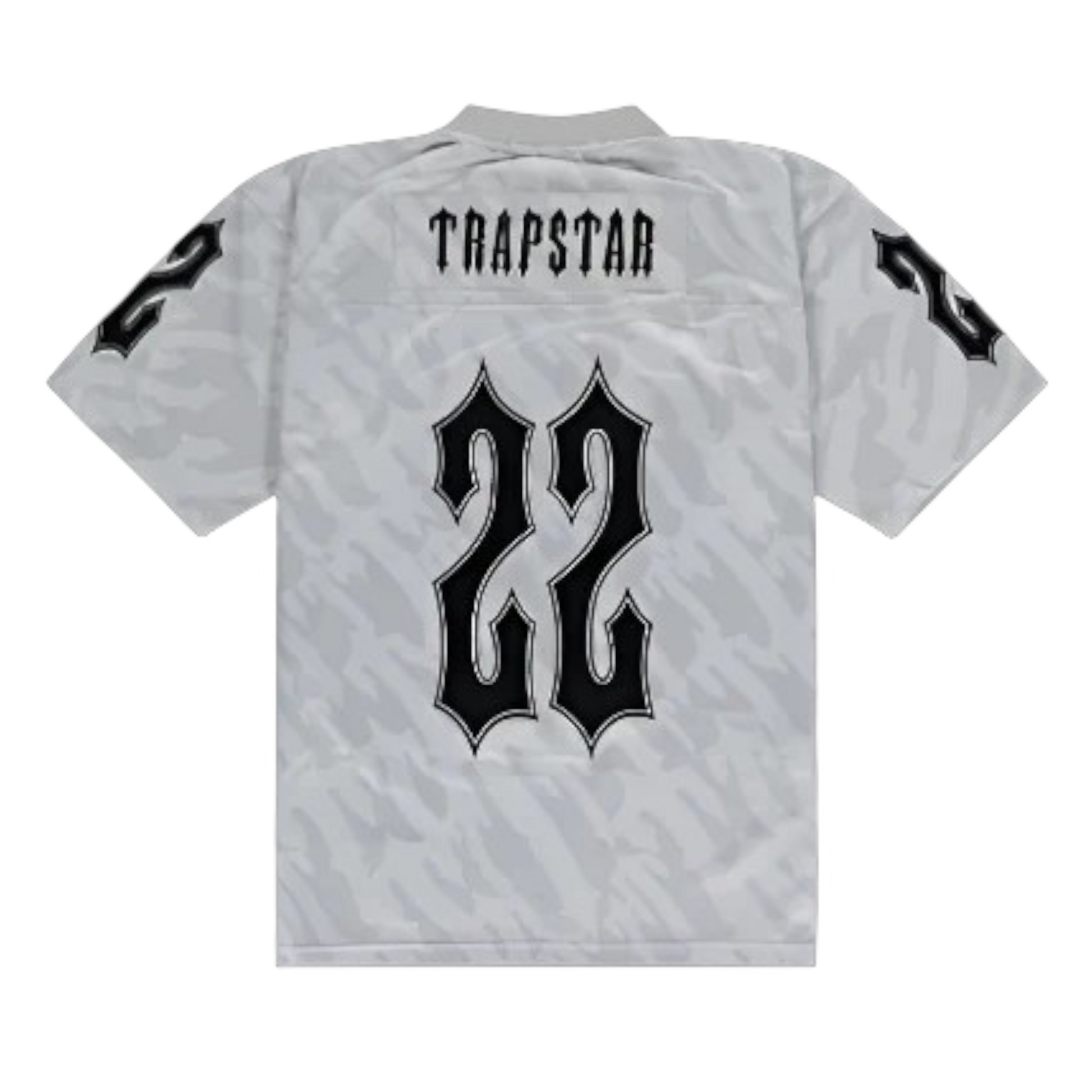 Trapstar x NFL Mitchell & Ness '22 Football Jersey Grey