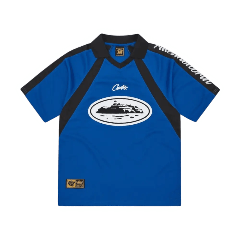 Corteiz Alcatraz Football Jersey Navy