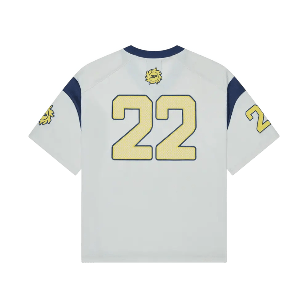 Broken Planet Football Jersey [White Blue]