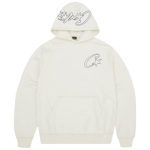 Corteiz Satin C Star Appliqué Hoodie [Off White]