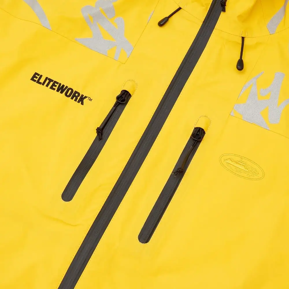 Corteiz Elitework Waterproof Shell Jecket [Yella] - Image 3