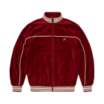 Corteiz VVS Uptown Velour Track Jacket [Burgundy]