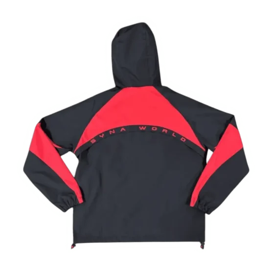 SYNA WORLD VORTEX WOVEN JACKET [BLACK/RED] - Image 3