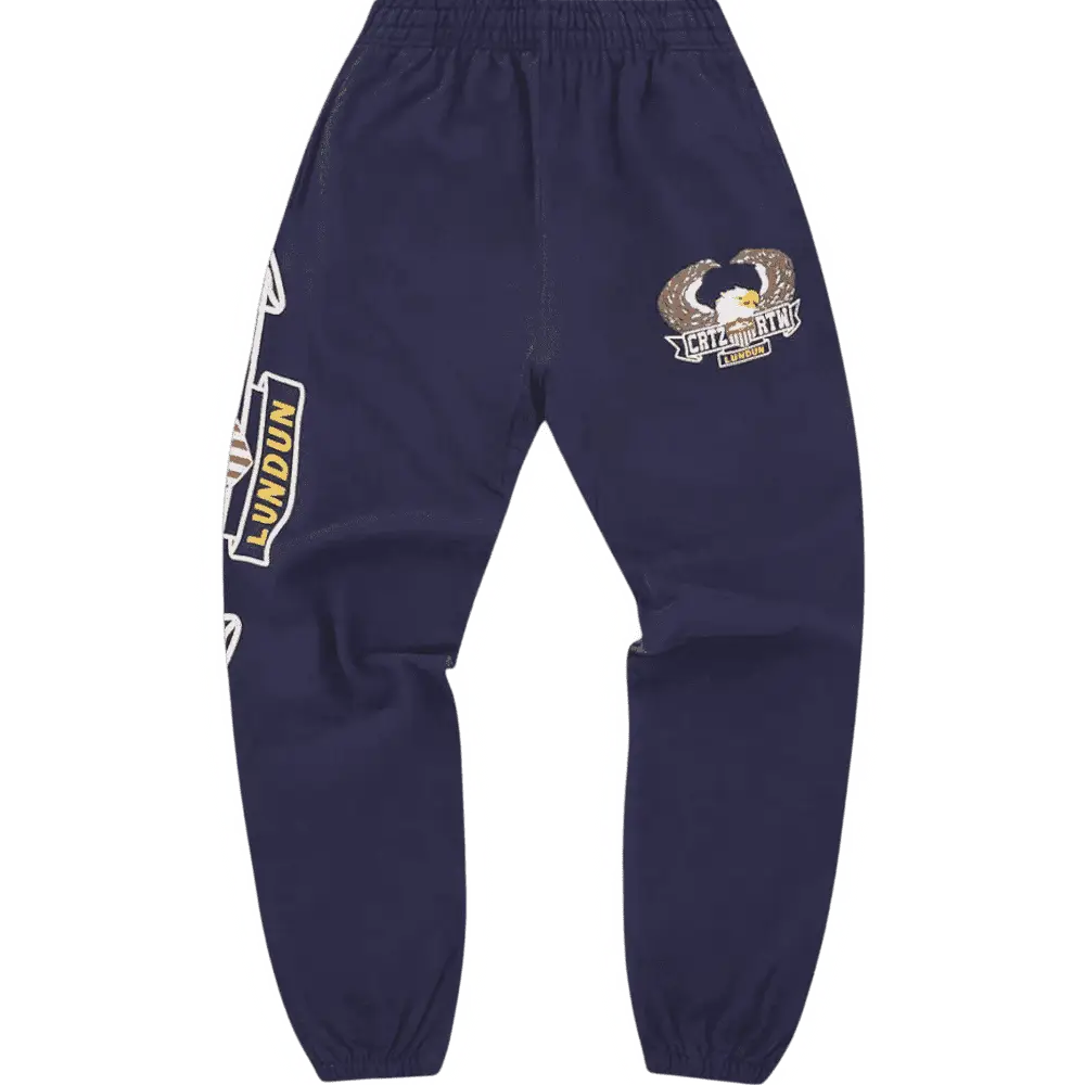 Corteiz Dipset Bottoms Navy