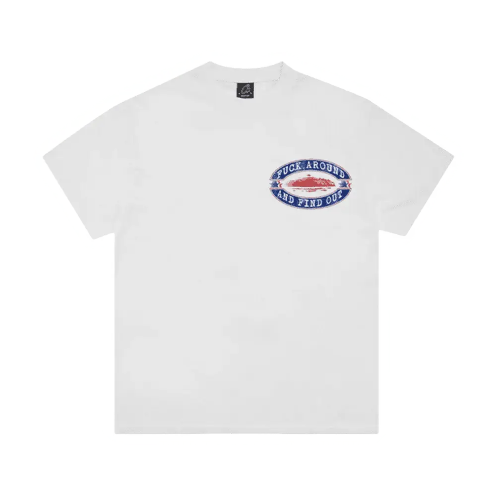 Corteiz Fuck Around Tee White