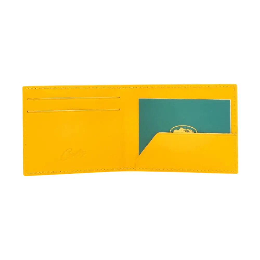 CORTEIZ LEATHER CARD HOLDA [YELLOW]