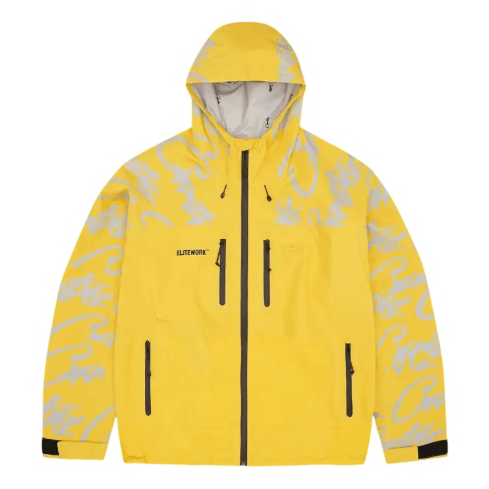 Corteiz Elitework Waterproof Shell Jecket [Yella]