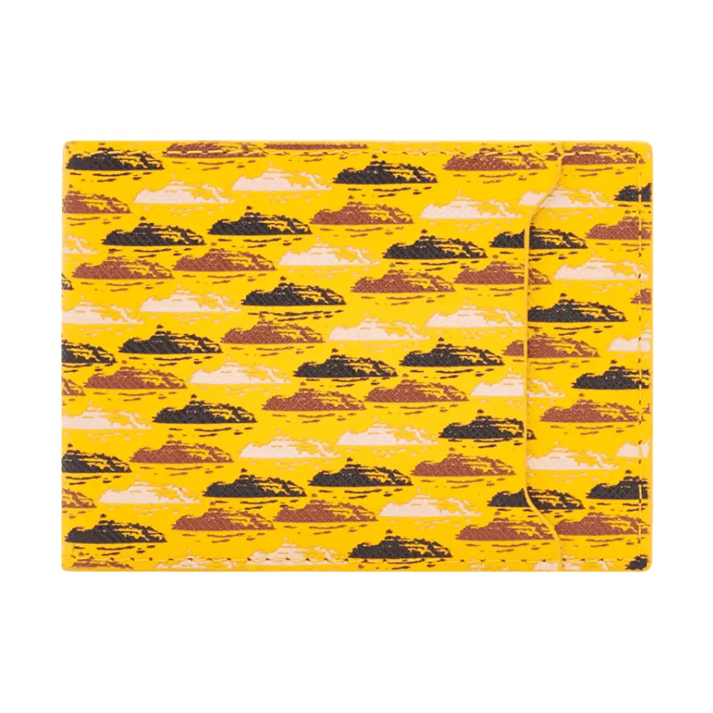 CORTEIZ LEATHER CARD HOLDA [YELLOW]