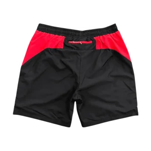 SYNA WORLD VORTEX WOVEN SHORT [BLACK/RED] - Image 2