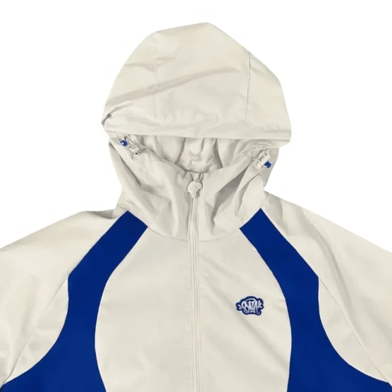 SYNA WORLD VORTEX WOVEN JACKET [WHITE/BLUE] - Image 3