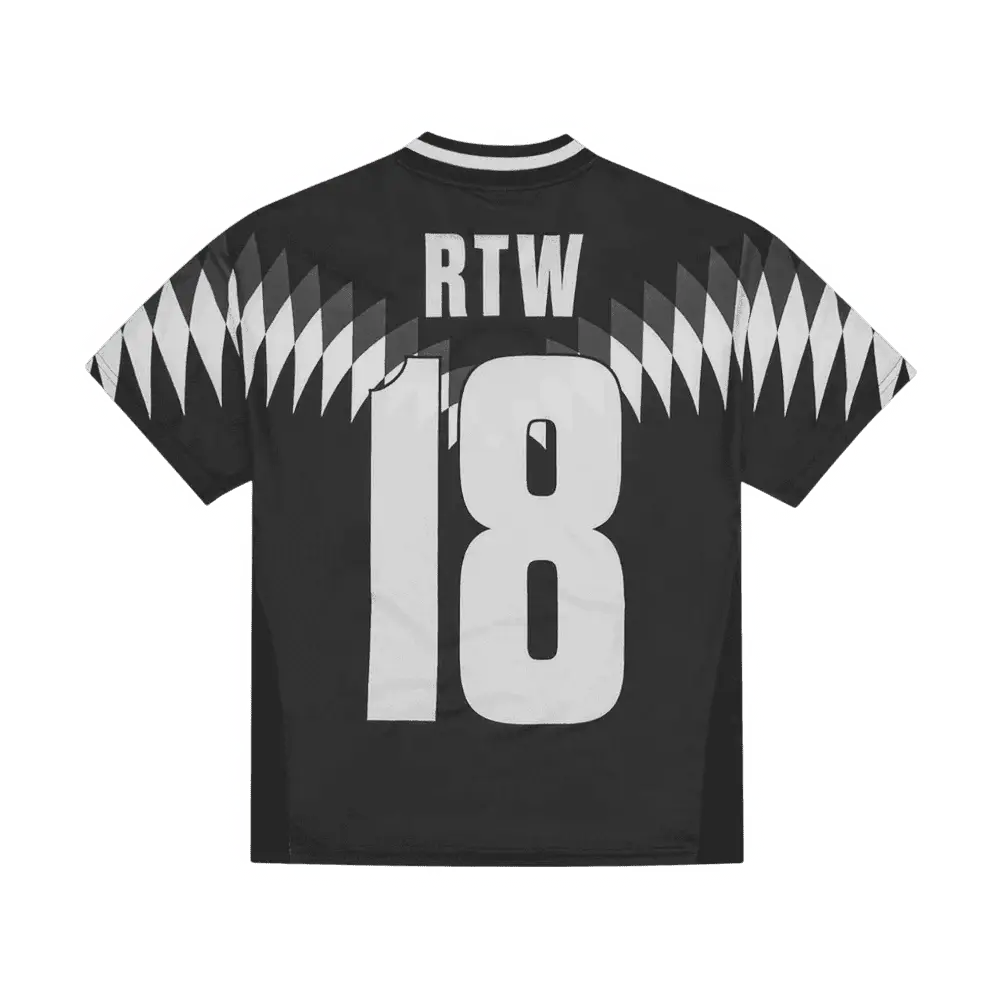 Corteiz Club RTW Football Jersey Black