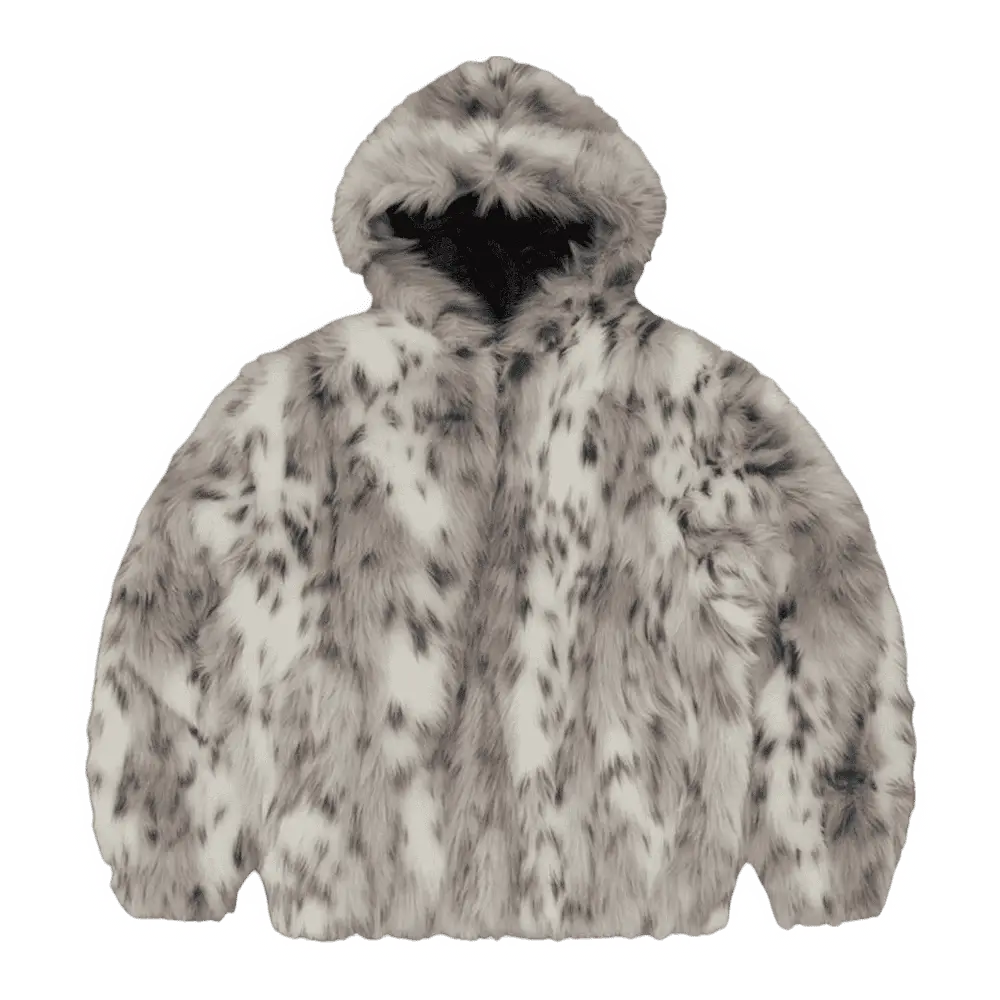 Corteiz Hooded Fur Jacket [Multi]
