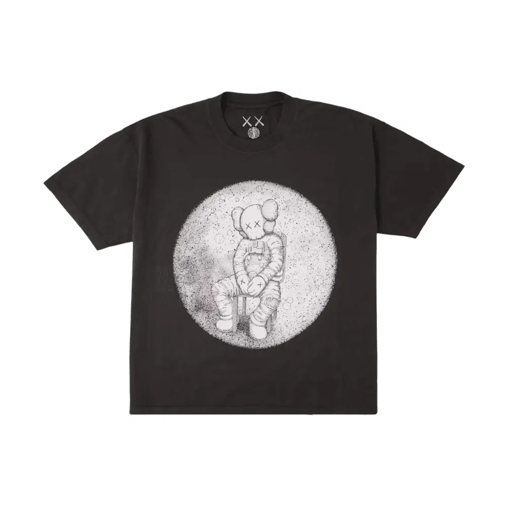 KAWS For Kid Cudi Moon Man Tee [Vintage Black]