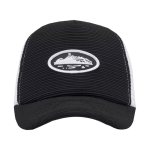 Corteiz Short Peak Trucker Black