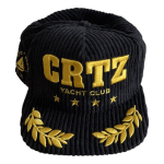 Corteiz Soho Yacht Club Crtz Cap Black