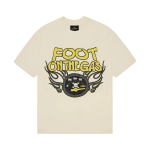 Broken Planet Foot On The Gas T-Shirt [Vanilla White]