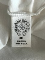 Chrome Hearts White & Black Horseshoe Logo Polo T-Shirt