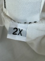 Chrome Hearts White & Black Horseshoe Logo Polo T-Shirt