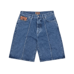 Corteiz C-Star Denim Jorts Faded Blue