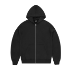 Corteiz Island Mixed Panel Zip Hoodie Black