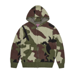 Corteiz Alcatraz Heavy Knit Zip Hoodie Camo