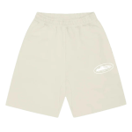 Corteiz Island Puff Print Sweatshort Off White