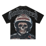 Godspeed Speed Racer Black Wash Tee