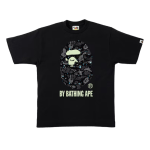 BAPE Space Camo By Bathing Tee Black