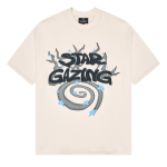 Broken Planet Stargazing Vanilla White T Shirt